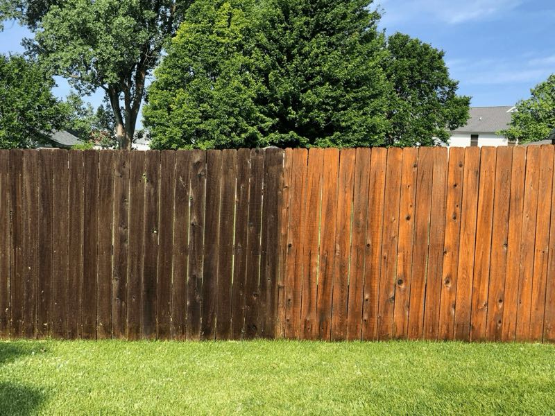 Fence Staining near Euless